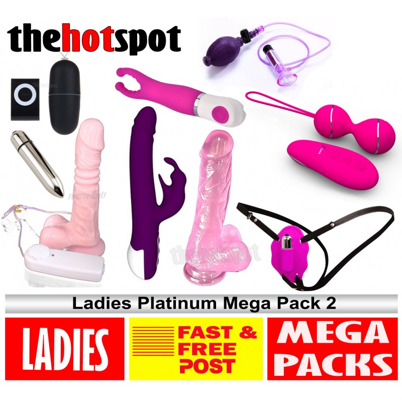 LADIES PLATINUM PACK 2 SEX TOY MEGA PACK